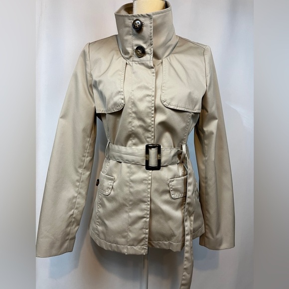 H&M Jackets & Blazers - H&M Tan Coat with Belt and Lining Size 10